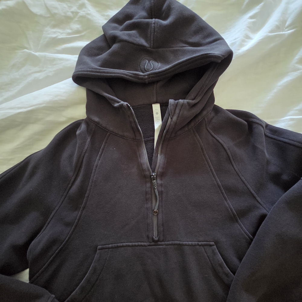 lululemon athletica Black Zip-Up Sweater